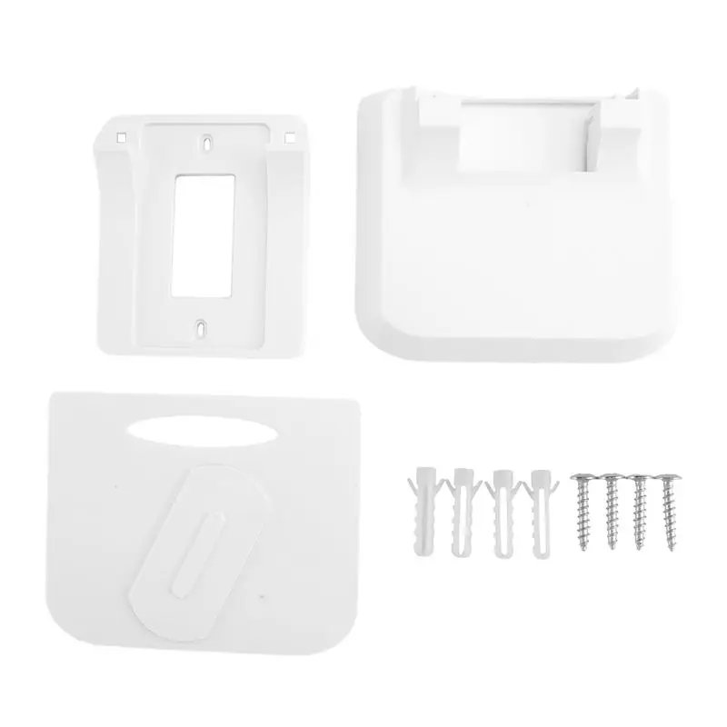 ABKN-Suporte de pared para Echo Show 5 y Echo Show 8, soporte para altavoz, piezas ajustables y giratorias para altavoces inteligentes - Blanco