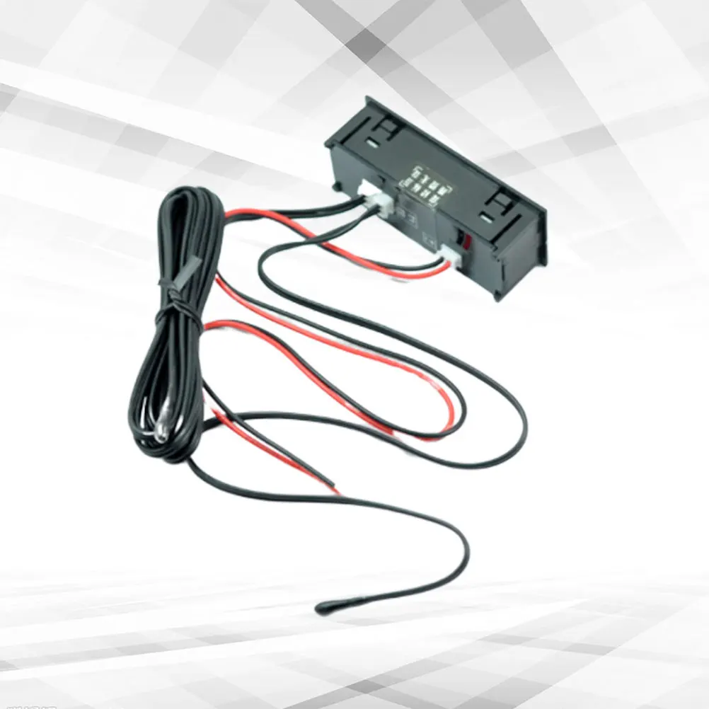 

Ultra-Thin Car Clock Module Digital Thermometer Self-Adhesive Durable for Vehicle Refrigerator Air Conditioner Temperature