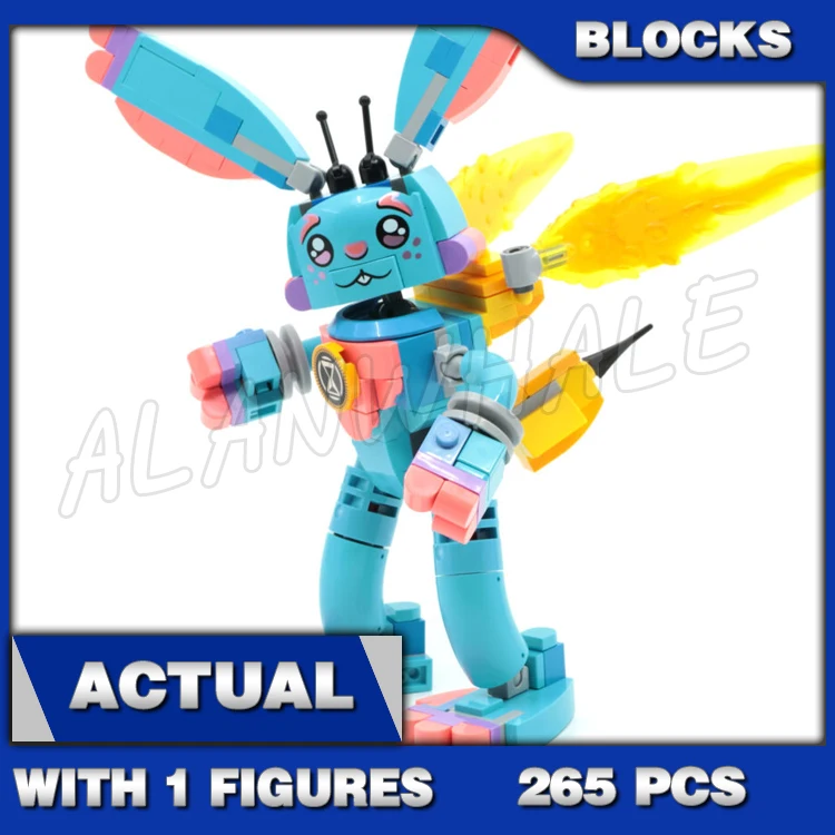 285pcs Dream Izzie and Bunchu the Bunny Rabbit animal Nightmare Grimspawn 81453 Building Blocks Toy Compatible With Model