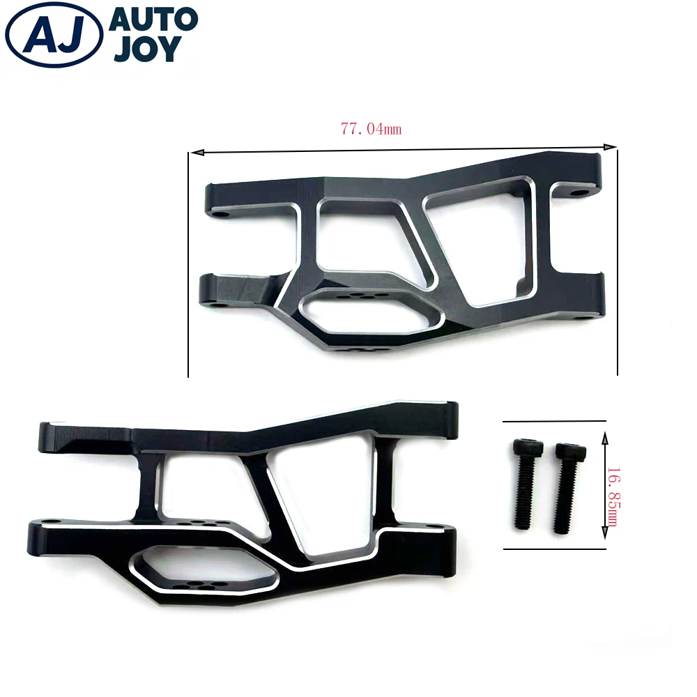 

AUTO JOY RC 7075 Aluminum Front Lower Arm Set For TRX MINI MAXX BL-2s 4WD Brushless Monster Truck 107154-1 Upgrade Parts