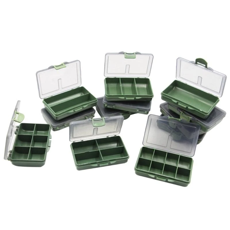 

Mini Fishing Tackle Box 1-8 Compartments for Small Clear PP Waterproof