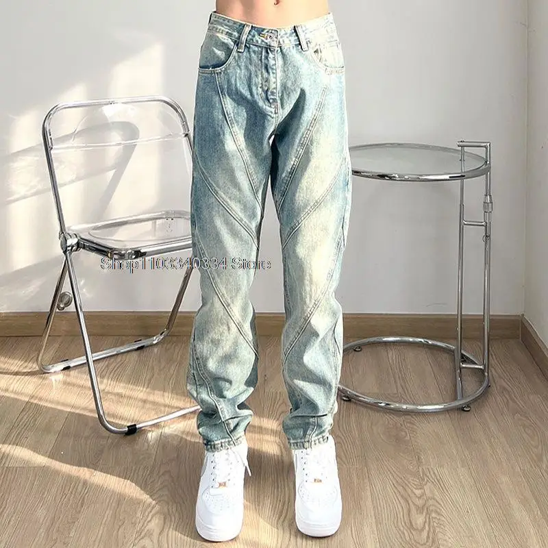 

Trousers mens jeans jeans for men Design Sensation Niche Casual Loose Straight Pants y2k pants men