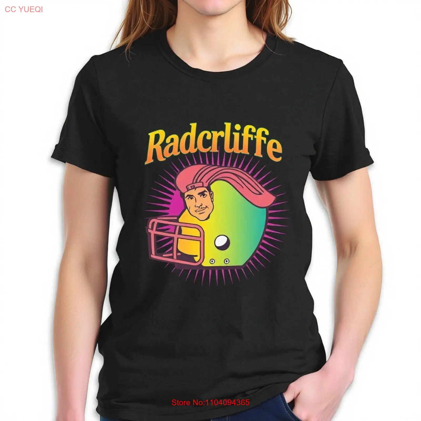 

Красочная футболка с героями мультфильмов Radcliffe, забавный и игривый дизайн