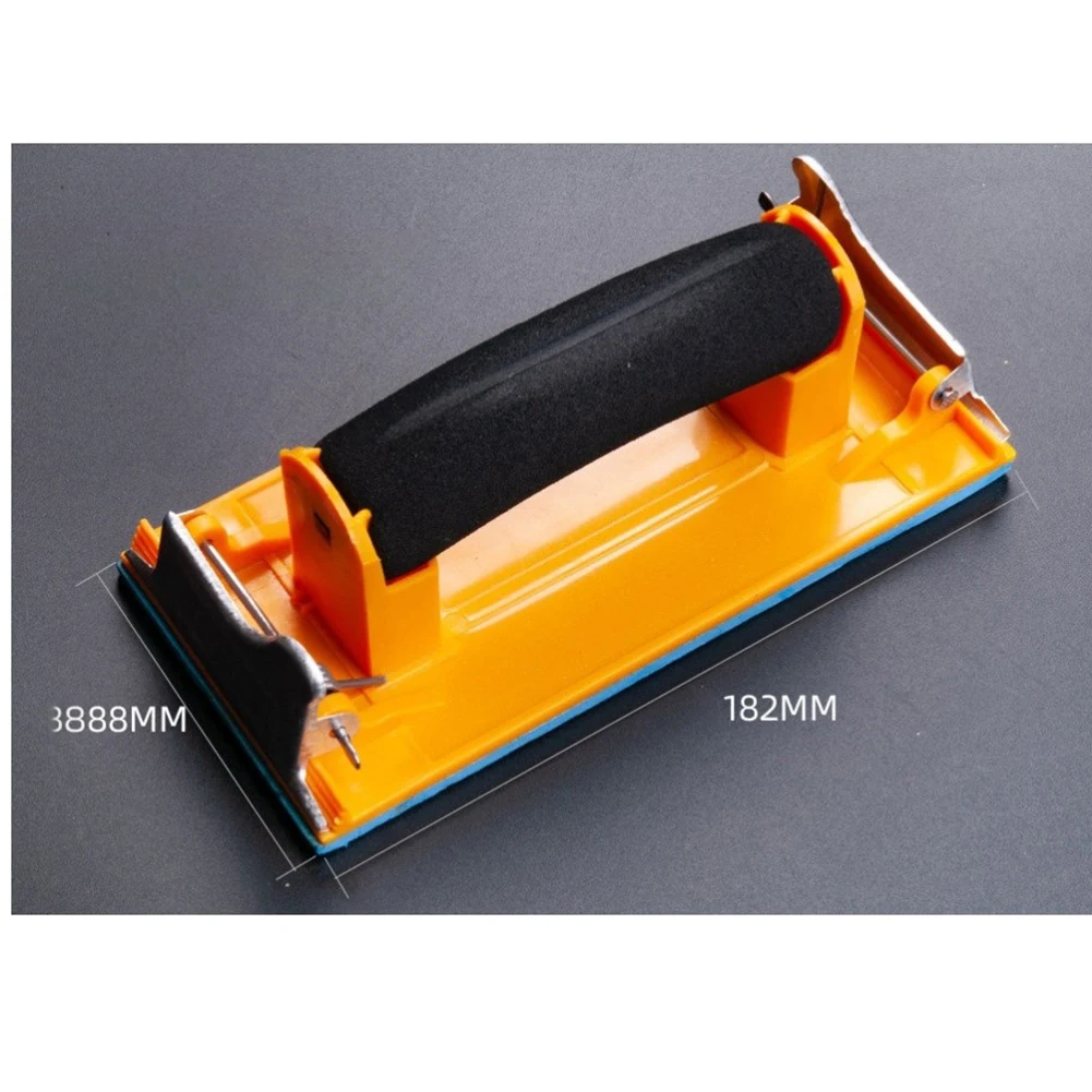 180*85*30mm Plastic/foam Sandpaper Holder Grinding Polish Metal Clips For Woodworking Wall Sand Board Abrasive Tool