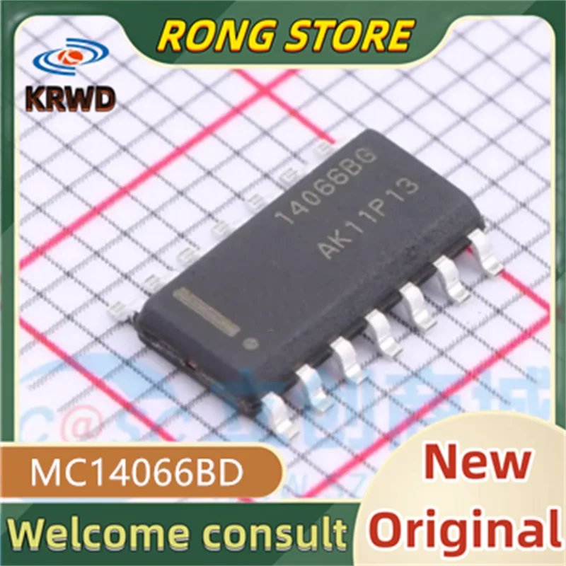 10 Uds. 14066BG Nuevo y Original MC14066BDR2G MC14066BD MC14066 14066