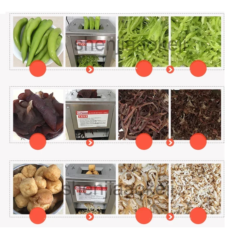 200Kg/H trancheuse à viande maison automatique Machine de découpe de légumes KL-85 tranche de poisson commerciale tranche de viande électrique 2.5/3.5/5/7/10MM