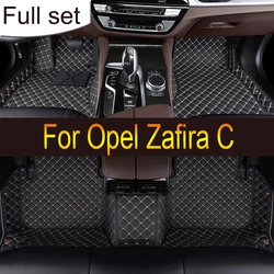 Car Floor Mats For Opel Zafira C 2019 2018 2017 2016 2015 2014 2013 2012 5 seats Carpets Custom Auto Interior Accessories Cover