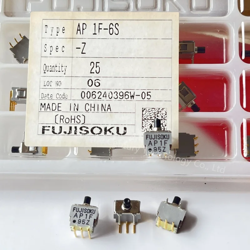 5pcs lot New Original ATE2H 0.05A 48V FUJISOKU 6 Pin 2 Gear 1 Reset 1 Self-Locking Switch