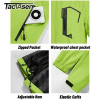 TACVASEN-Vestes Légères pour Homme, Doublure en Maille, Imperméable, Veste de Pluie, Pêche en Plein Air, Randonnée, Coupe-Vent Homme, Printemps, Automne 4