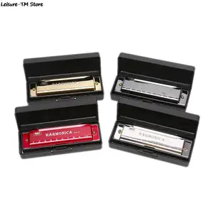 10 Hole Harmonica Mouth Organ Puzzle Musical Educational Toy Instrument Beginner Teaching 4 Colors