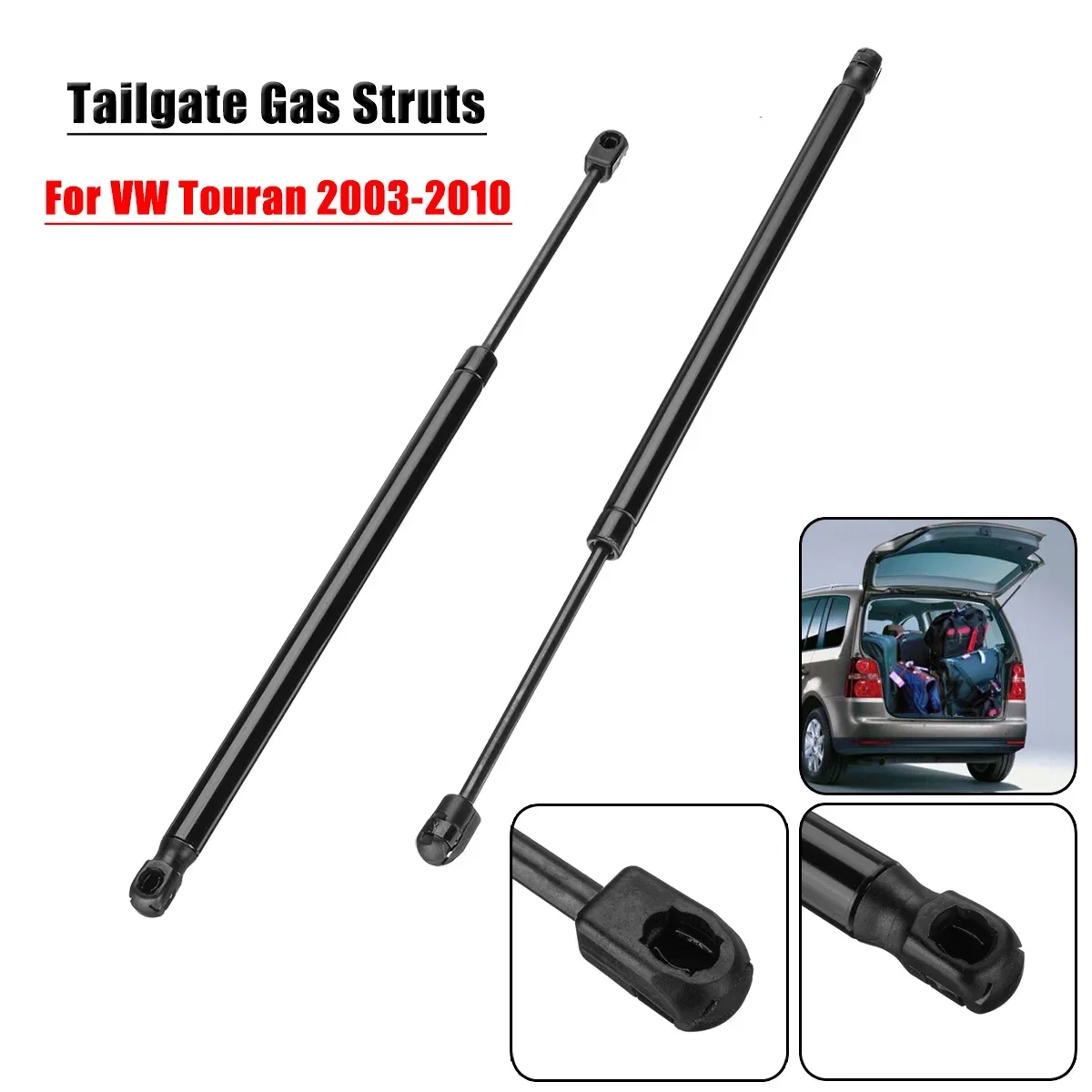 

2pcs Car Rear Tailgate Gas Struts Boot Lifter Supports for Volkswagen VW Touran 2003-2010 1T1, 1T2 2003-2010 MPV 1T0827550C