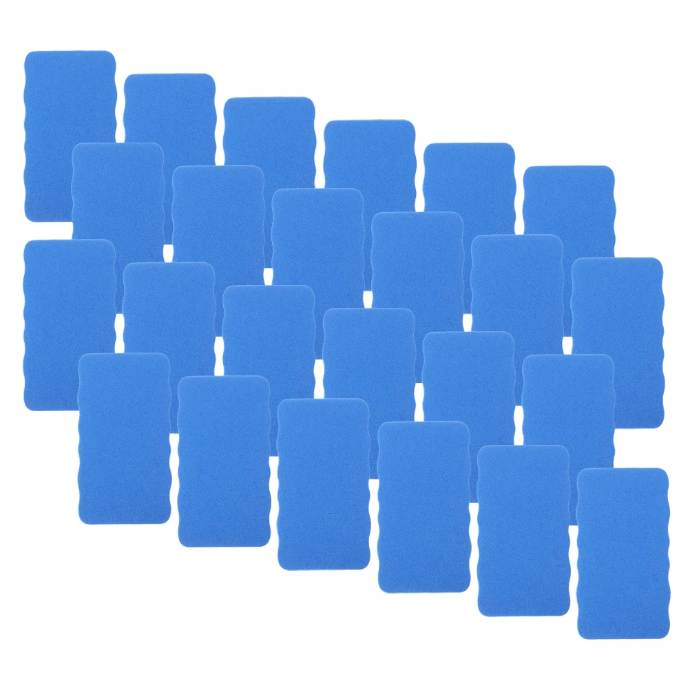 

24pcs White Board Eraser Eva Reusable Lightweight Portable Dry Erase Tool For Office Home Classroom Blackboard Wipe
