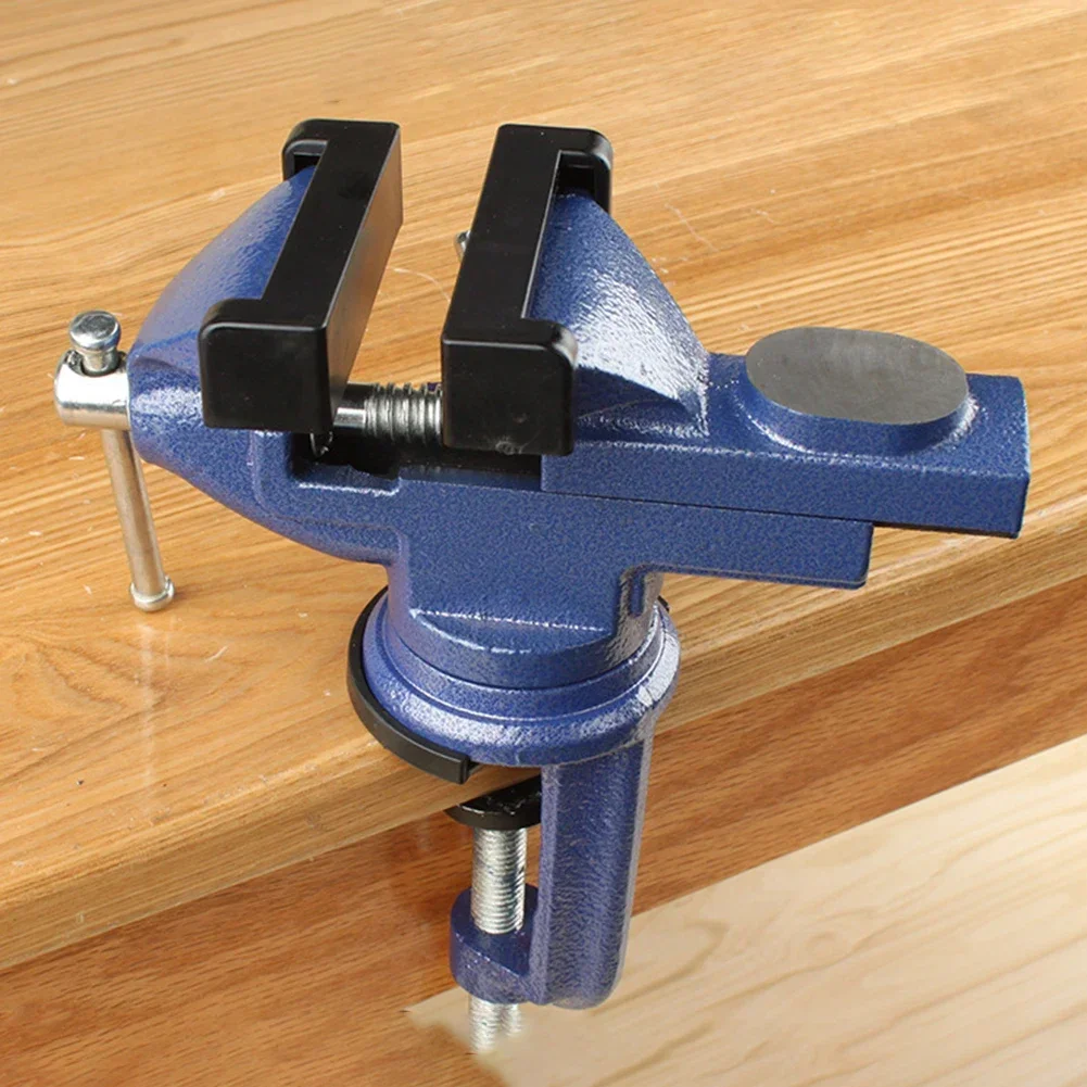 4Pcs/Set Bench Vise Rubber Pad 360 Degree Table Vice Protector Pads Bench Clamp Anti-Slip Mat 50/60/70mm NEW