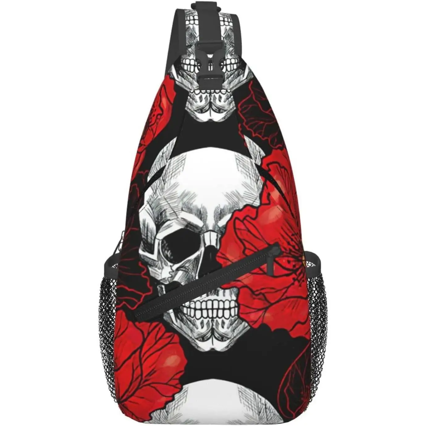 

Хэллоуин череп крест нагрудная сумка диагональная сумка на ремне сумка для путешествий пеший туризм работа многоразовый многоцелевой