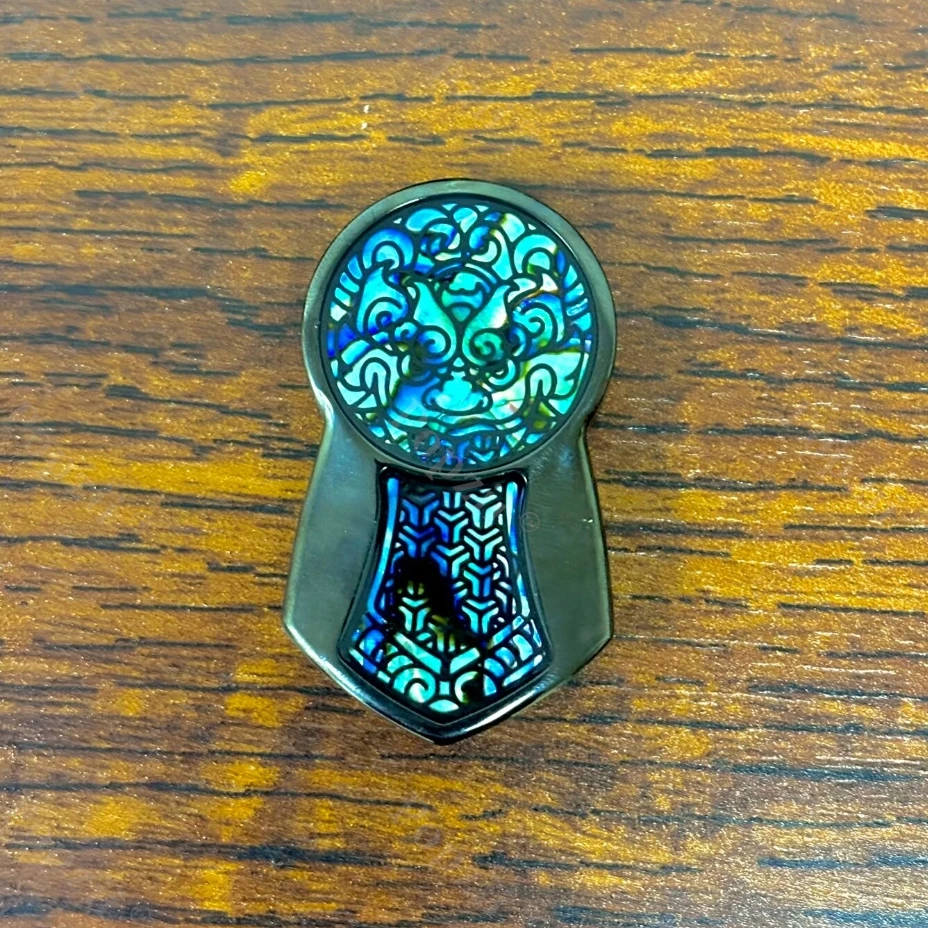 منزلق دفع ميكانيكي متعدد المدار يدور اليسار واليمين 360 درجة °   EDC الفولاذ المقاوم للصدأ الكبار لعبة تخفيف التوتر ألعاب القلق