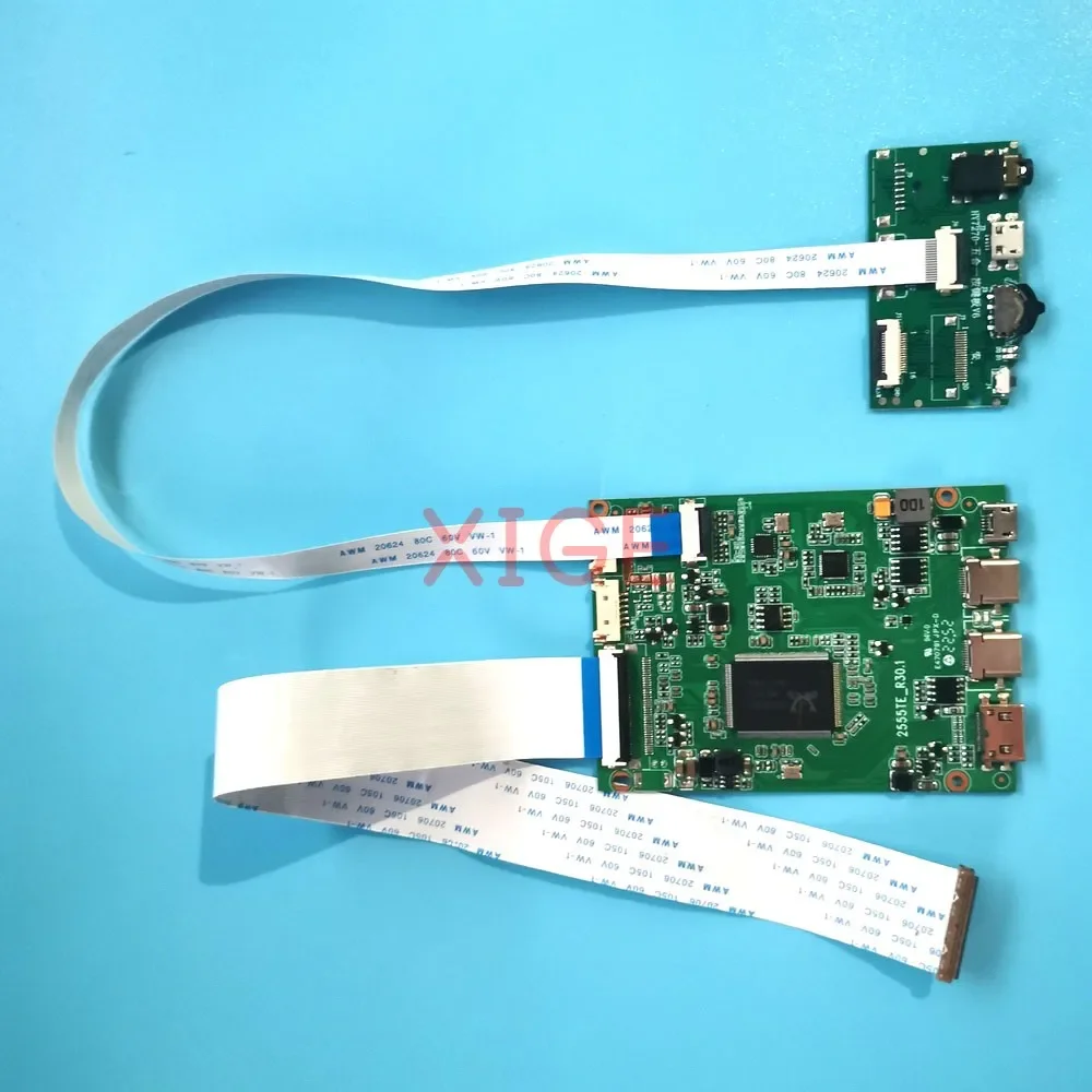 

LCD Driver Controller Board For LM156LF2F01 LM140LF1F02 1920x1080 40 Pin EDP Laptop Screen HDMI-Mini 15.6" 2 TYPEC Kit DIY