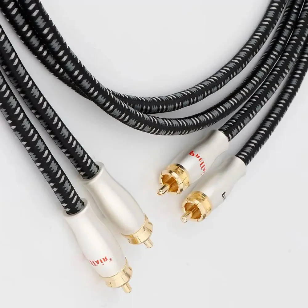 Premium RCA Audio Cable - 2RCA to 2RCA Male Interconnect Cables for Amplifier DAC TV Car Audio