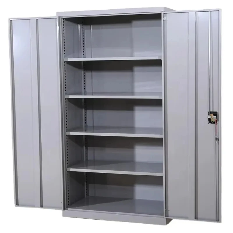 Heavy Steel Cinet Double Door le Den Adjustle Shelv Garage Workshop Power Tools Storage