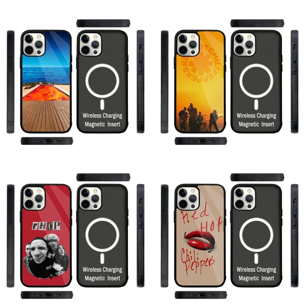 Red Hot Chili P-Peppers  Phone Case Strong Magnetic For IPhone 16,15,14,13,Pro,Max,Plus,11,12,Mini For Magsafe Wireless Charging