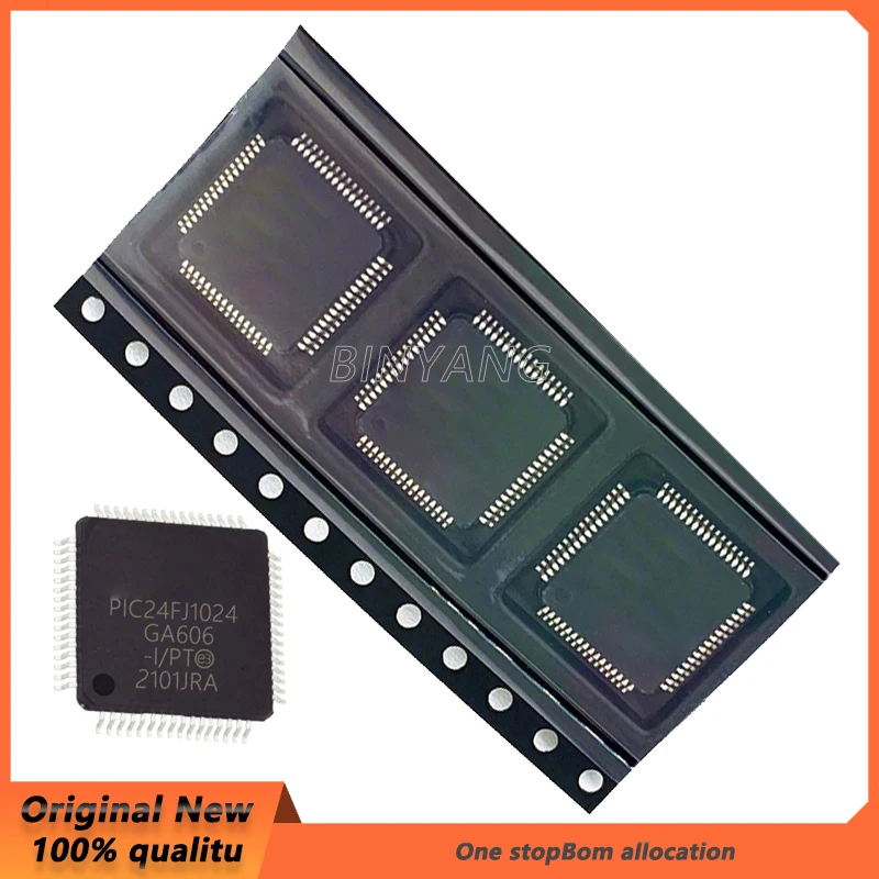 

(1piece) (Electronic Components) 100% New PIC24FJ1024GA606-I/PT PIC24FJ1024GA606-I QFP64 Chipset