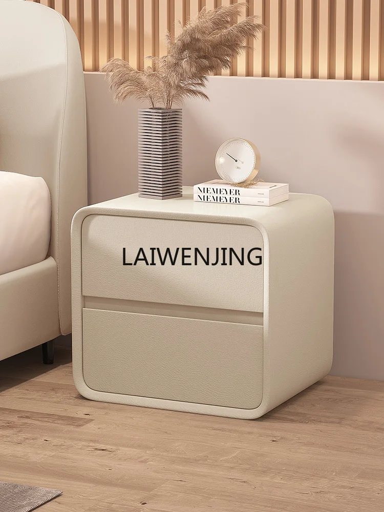 

SGF прикроватная тумбочка от пола до потолка, кожаная художественная прикроватная тумбочка для спальни из массива дерева