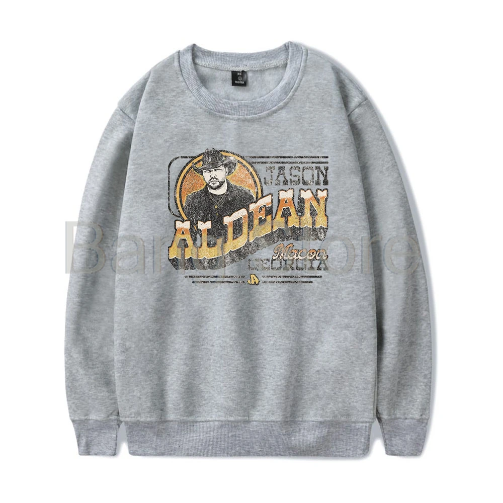 Jason Aldean Macon Georgia O-Neck Sweatshirts Women Men Long Sleeve Fashion Pullover Unisex Clothes