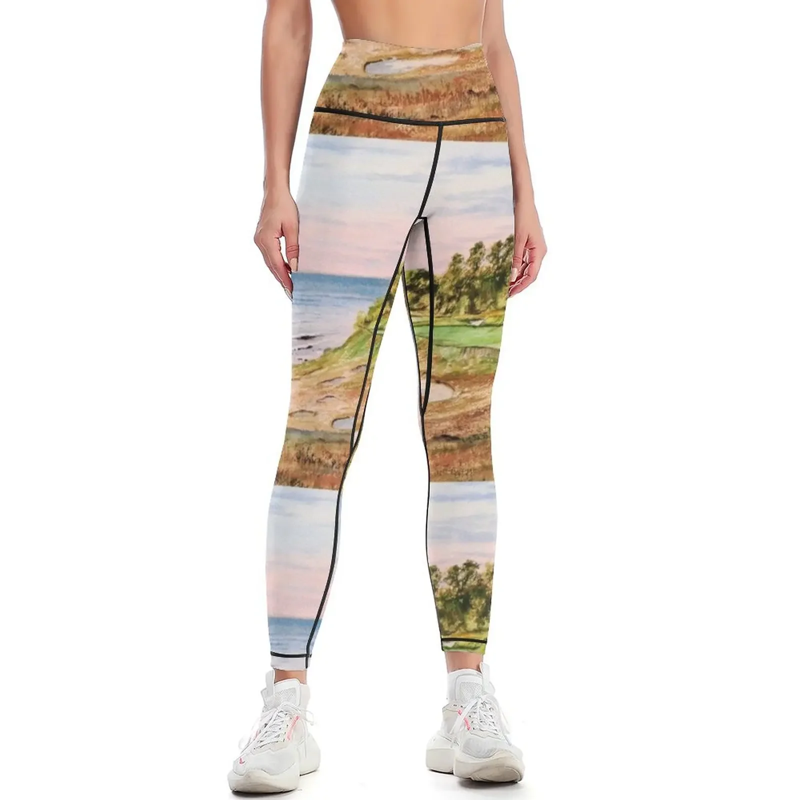 

Whistling Straits Golf Course Leggings gym's sportswear push up fitness Female legging pants sports for gym Womens Leggings