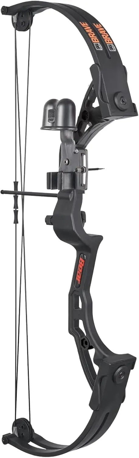 Youth Compound Bow Set for Right-Handed Archers Ages 8-12, Up to 25 lb Draw Weight and 19.5