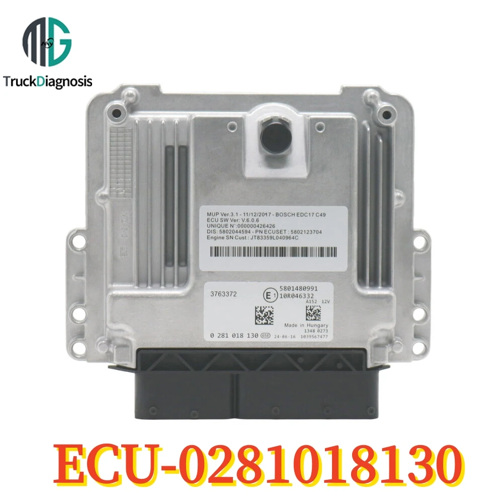 

ECU 0281018130 Компьютерная плата Экскаватор Дизельный двигатель ECM Электронный модуль контроллера для BOSCH Econtroller с программой