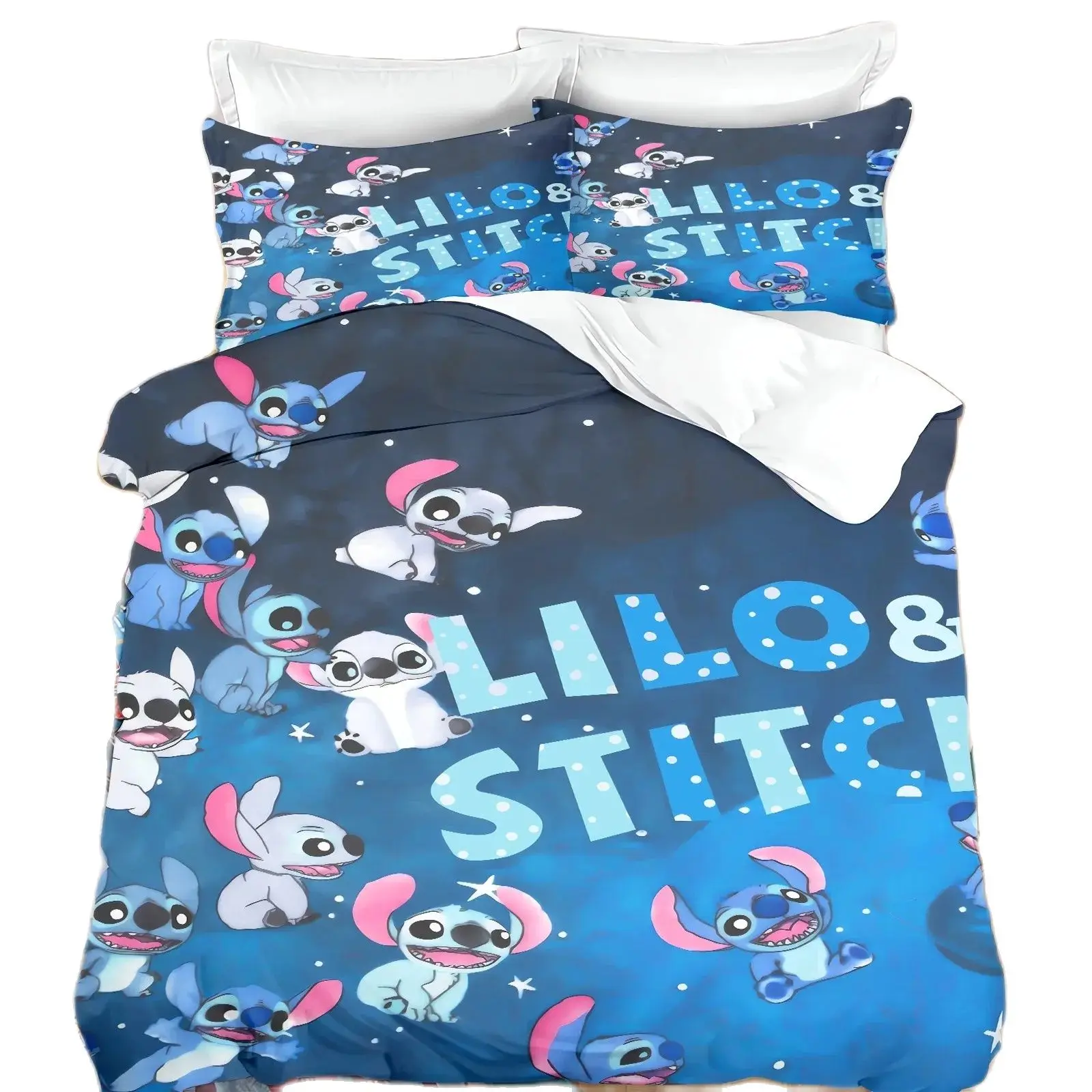 Disney Stich bedding set king size,bedding set for kids,duvet cover queen size,Quilt Duvet Cover for Kids Bedroom Decora Boy Gir