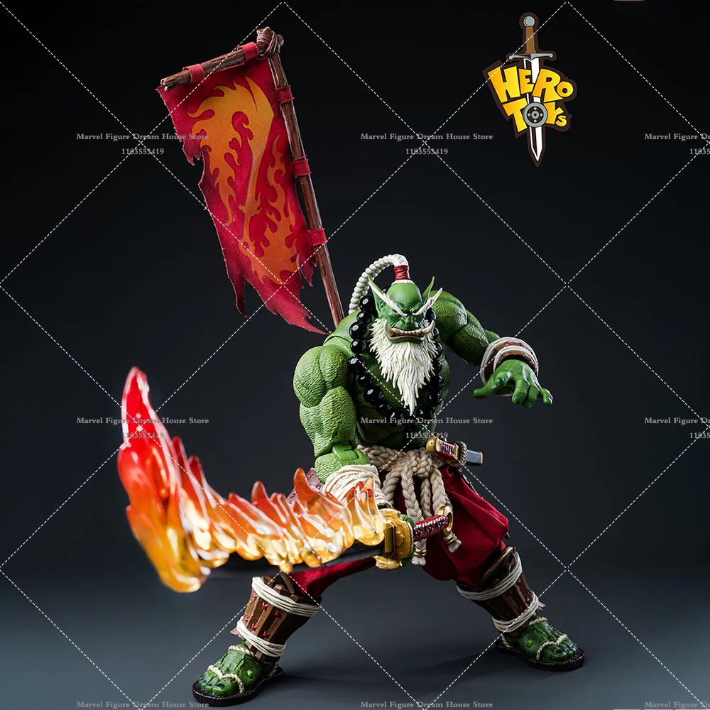 

In Stock Hero toys 1/12 Scale Collectible Blademaster Orc Swordsmen Samuro 6Inch Male Action Figure Model Full Set Doll Toys