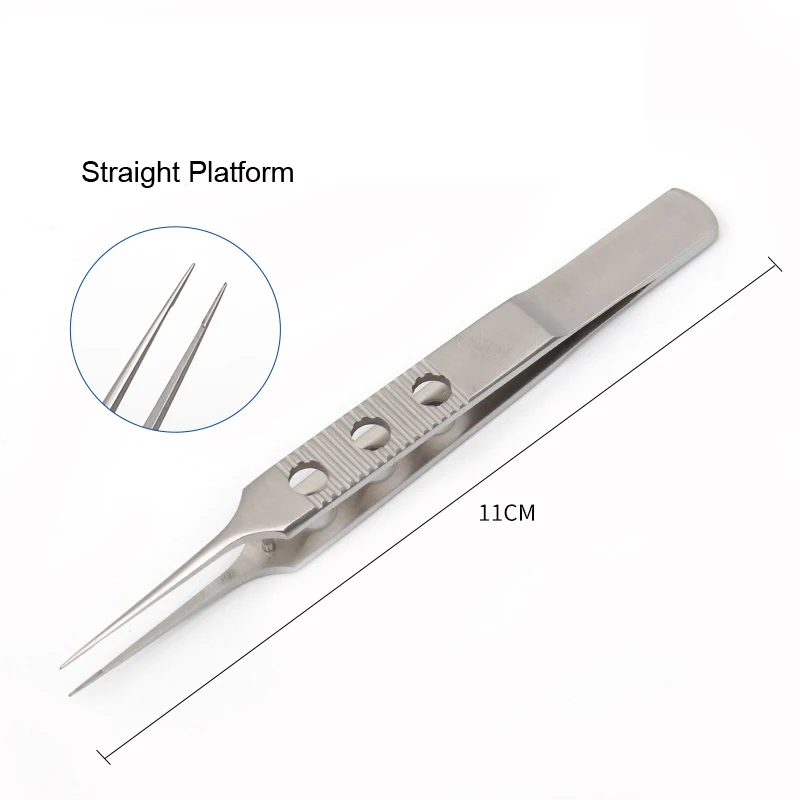 안과기구 11 cm capsulorhexis 집게, 스테인레스 스틸