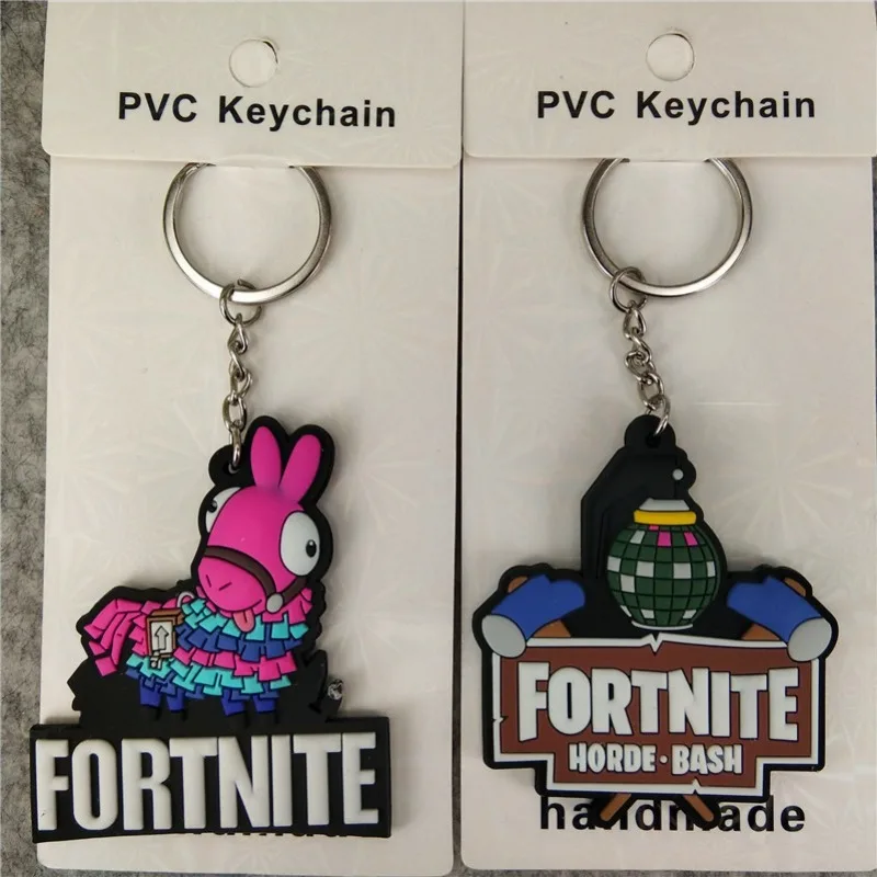 フォートナイトゲームコスプレキーチェーン漫画かわいいカップルバッグペンダント装飾アニメ車のキーホルダー子供のおもちゃ誕生日ギフト