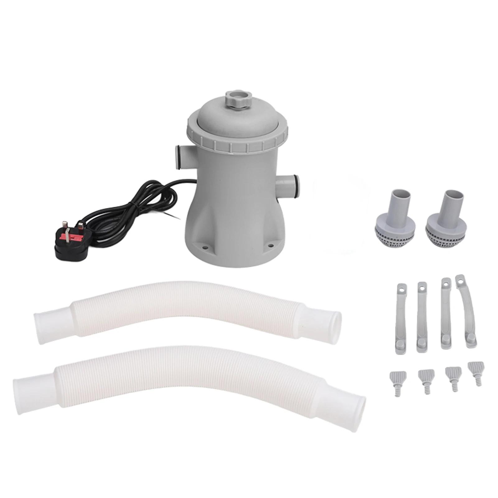 Pool Filter Pump 330 Gallon Pool Cleaner Pump Circulation Filtration for Above Ground Pool Compact Low Noise Easy Install