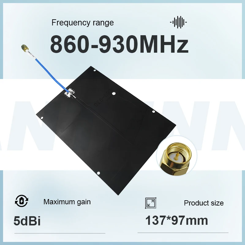 900MHz PCB Board Directional Antenna Anti Drone FPV WIFI Built-in SMA Male