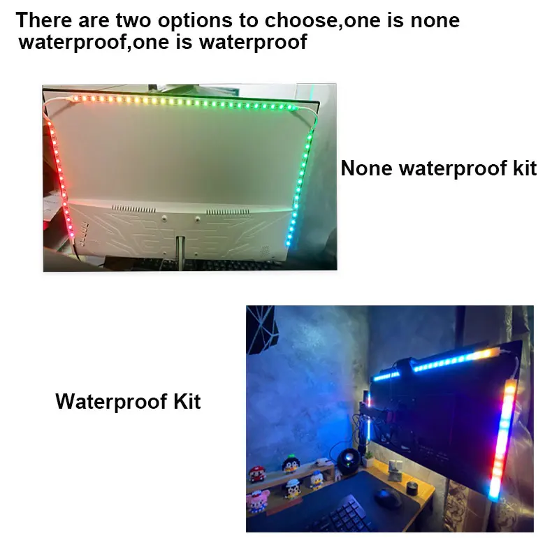 Smart Gaming LED Strip Lights Computer Sync Light Strip Monitor Screen LED Backlight For Gaming Room Atmosphere Decoration Lamp