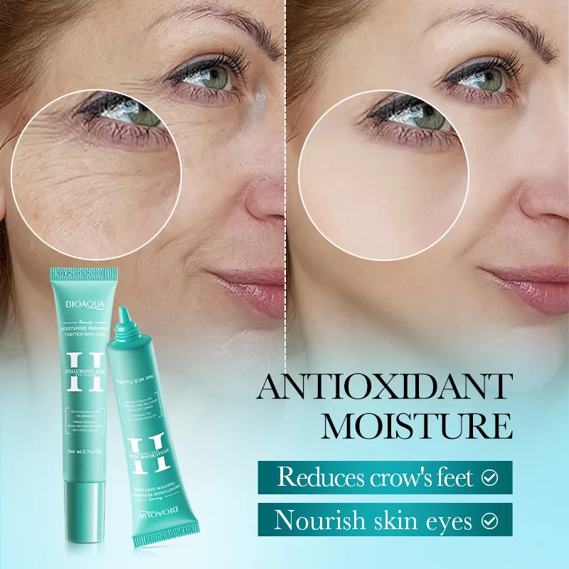 Eye Cream Lifting Firming Hyaluronic Acid Anti-Wrinkle Eye Care Furrows Under The Eyes Whitening Brightening