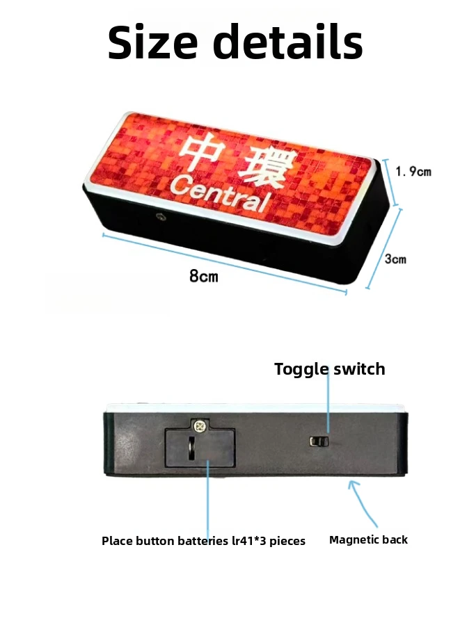 FamilyMart Japanischer Shinkansen Kühlschrankmagnet LED-Leuchtendes Miniaturmodell Heimdekoration Souvenir – Detail 6