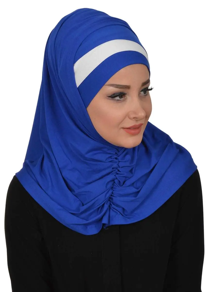 Conjunto de bufanda de hueso de doble color