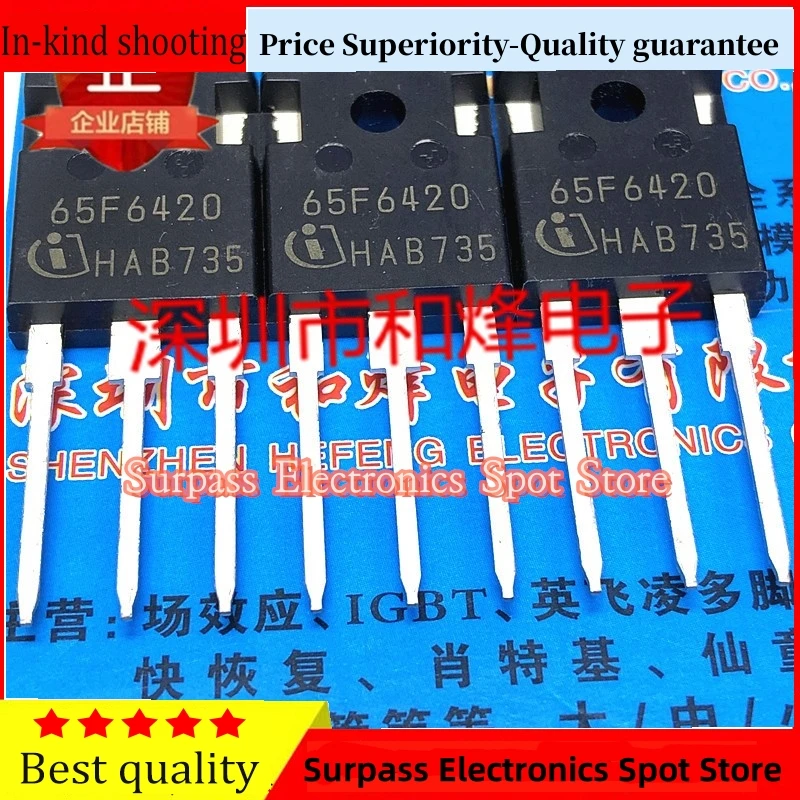 5PCS-10PCS 65F6420 IPW65R420CFD  TO-247 650V 27A  Best Quality Guarantee  Quick Delivery Fast Shipping