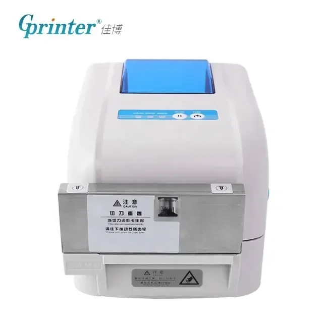 Gprinter GP-1834TC 4 Inch thermal transfer printer with Auto Cutter clothing label stickers wash care label printers