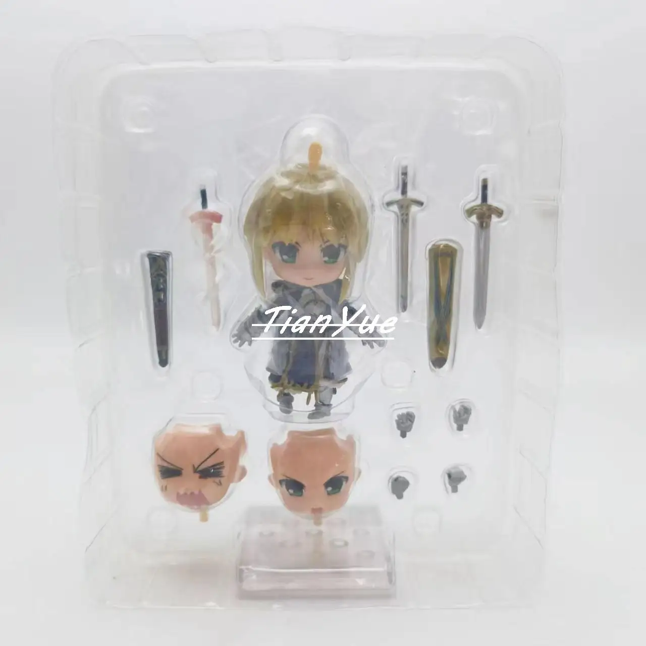 Anime Fate Stay night ZERO Saber 121 Q ver. Figure toy Car Decoration 10CM