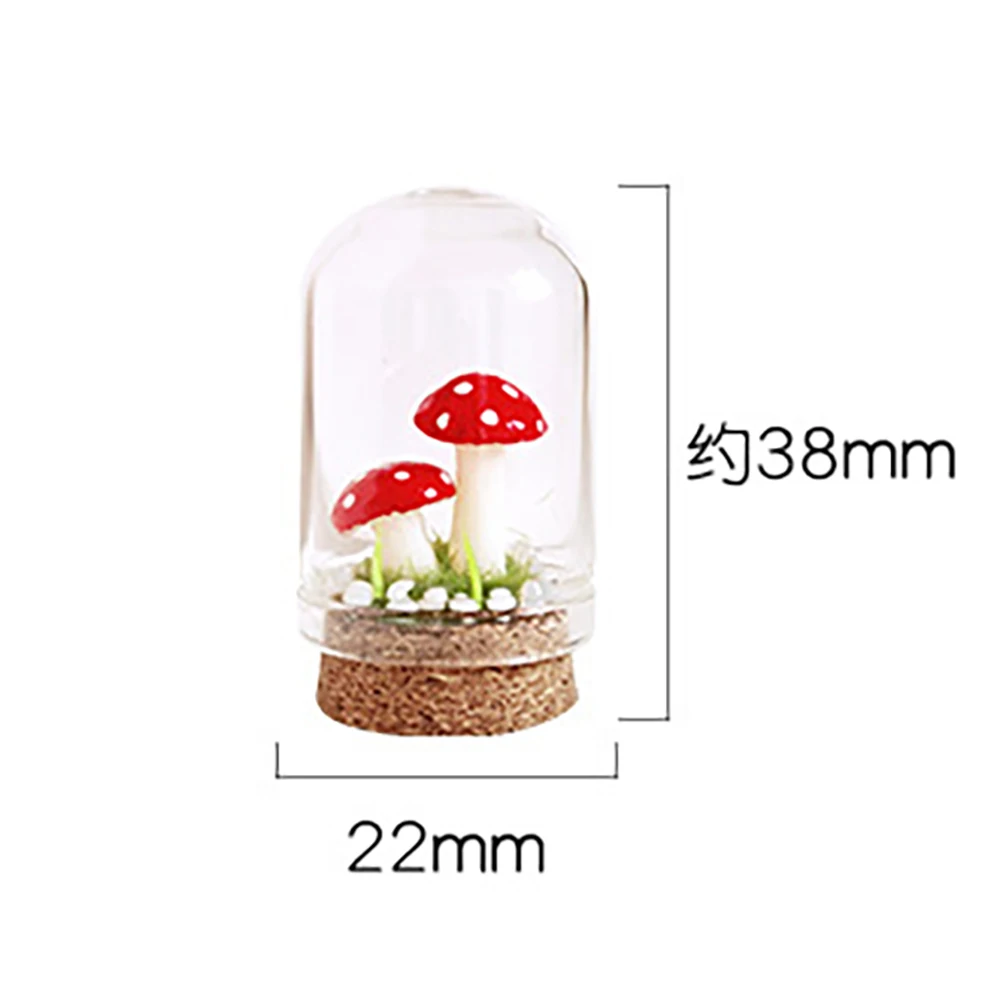 1 Stuks 1/12 Poppenhuis Miniatuur Hars Paddestoel Mini Potplant Met Cover Model Speelgoed Ob11 Bjd Poppenhuis Accessoires Decoratie