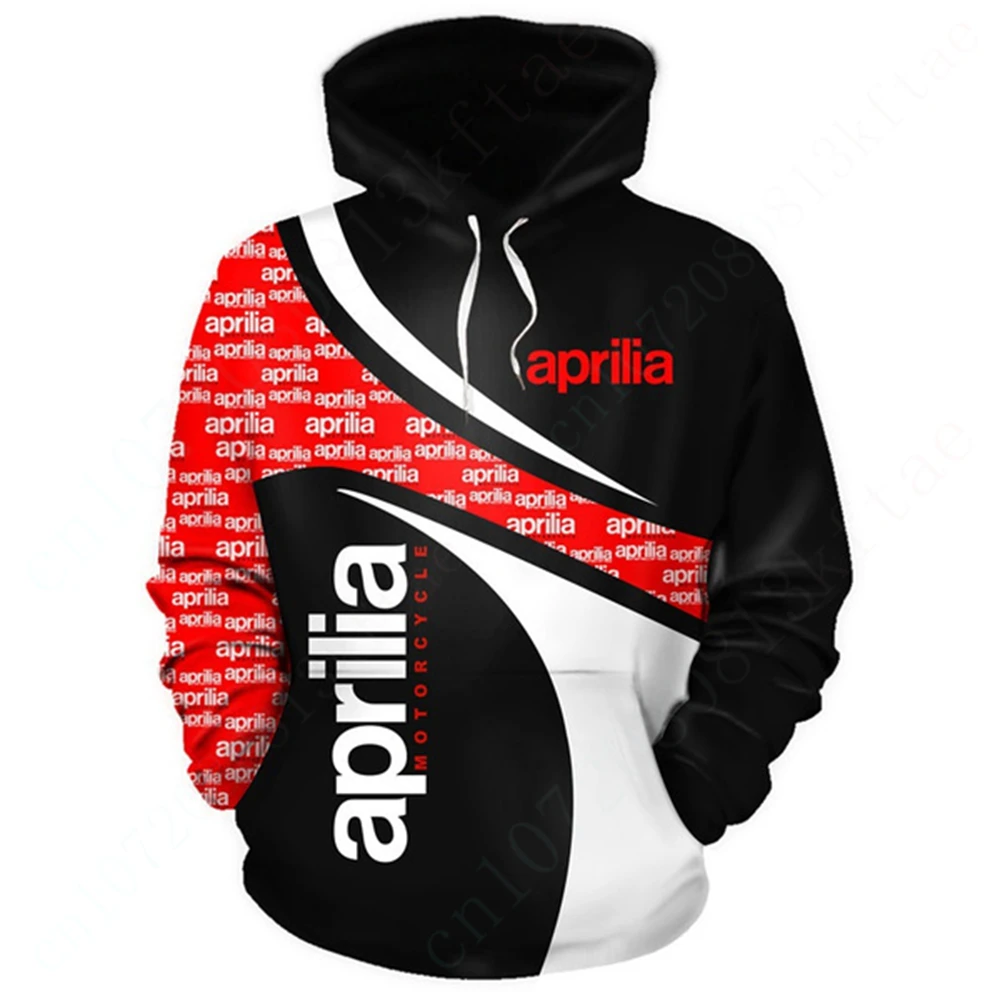 Aprilia Sweatshirt Harajuku Oversize Zip Hoodie Unisex Clothing 3D Printing Pullover Anime Hoodies For Men Women Casual Hoodies