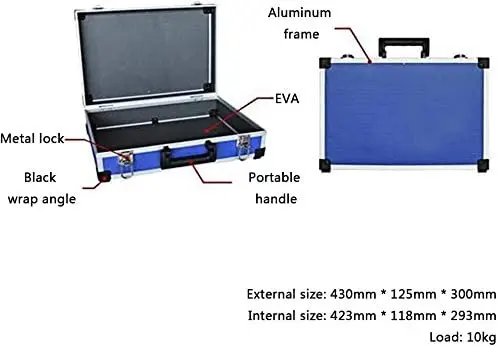 xx-Custom Portable Aluminum Carrying Case Multi Use Carrying Case for Electrician Technician and Engineer  Box