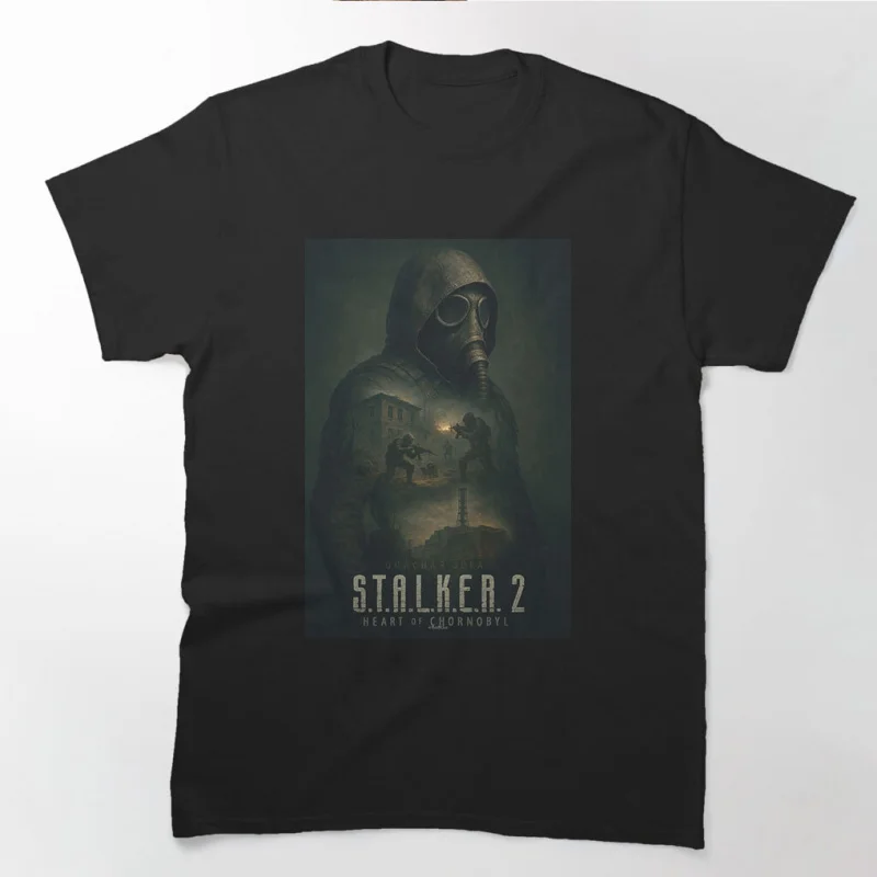 S.T.A.L.K.E.R. 2 Shadow of chernobyl 0813 Danger exclusion zone gift t shirt Videogame Stalker Graphic Clothes All size Tops