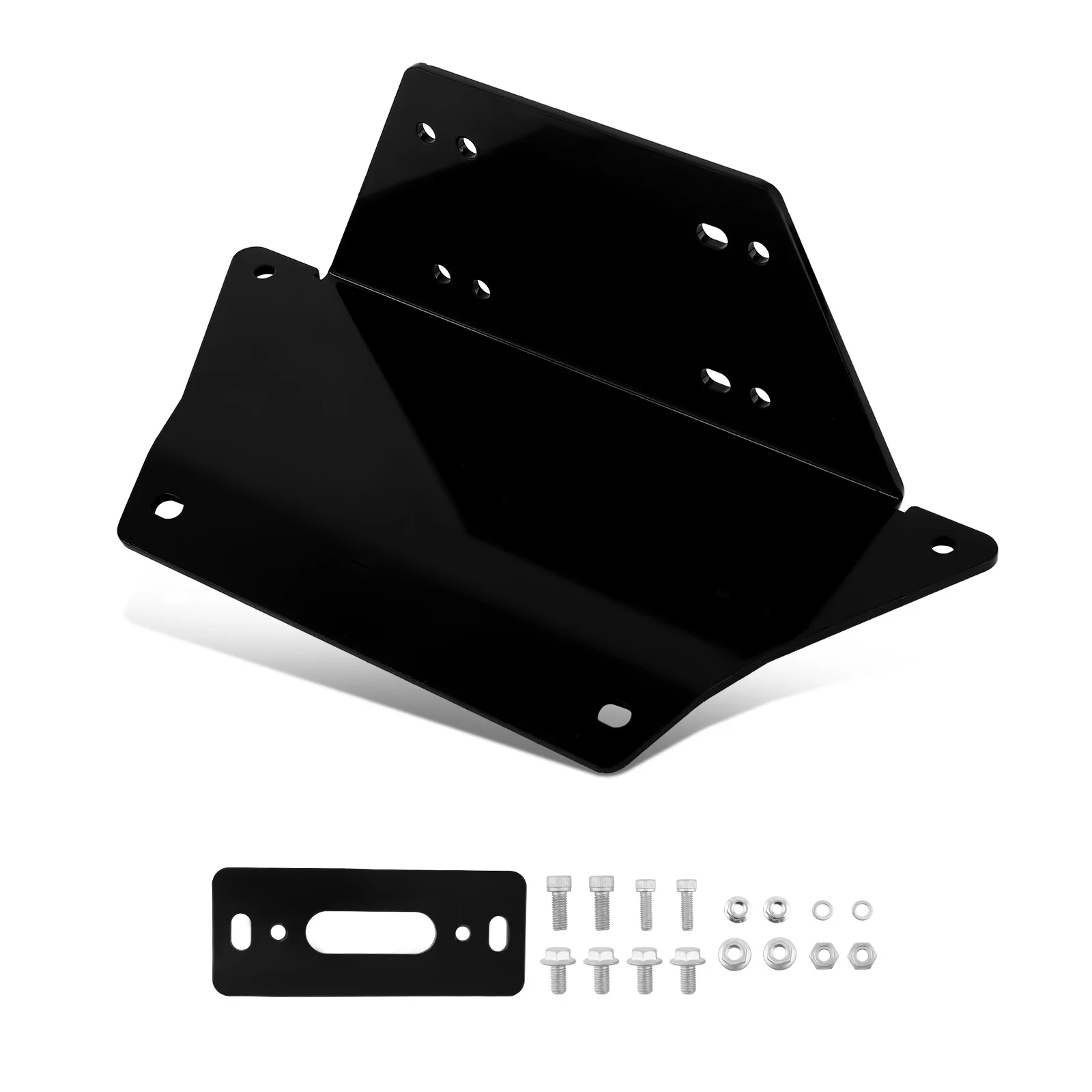 

Heavy-Duty Steel UTV Winch Mounting Bracket For 2022-UP Polaris Ranger XP Kinetic