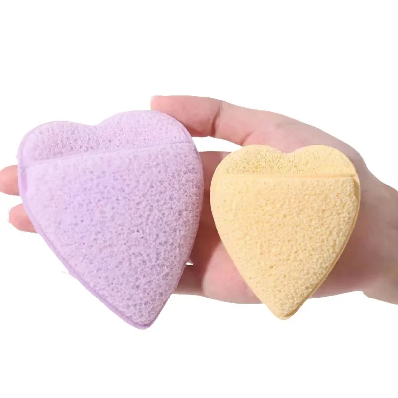 Natural Exfoliating Face Wash Cleansing Puff Flutter Sponge Deep Remover To Black Headband Cosmetic Sponges Facial Clean Tool