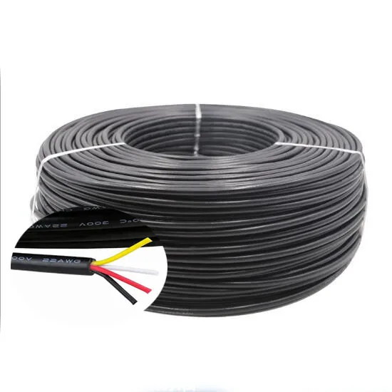 22AWG 20AWG 18AWG UL2464 4-жильный ПВХ Электрический кабель питания