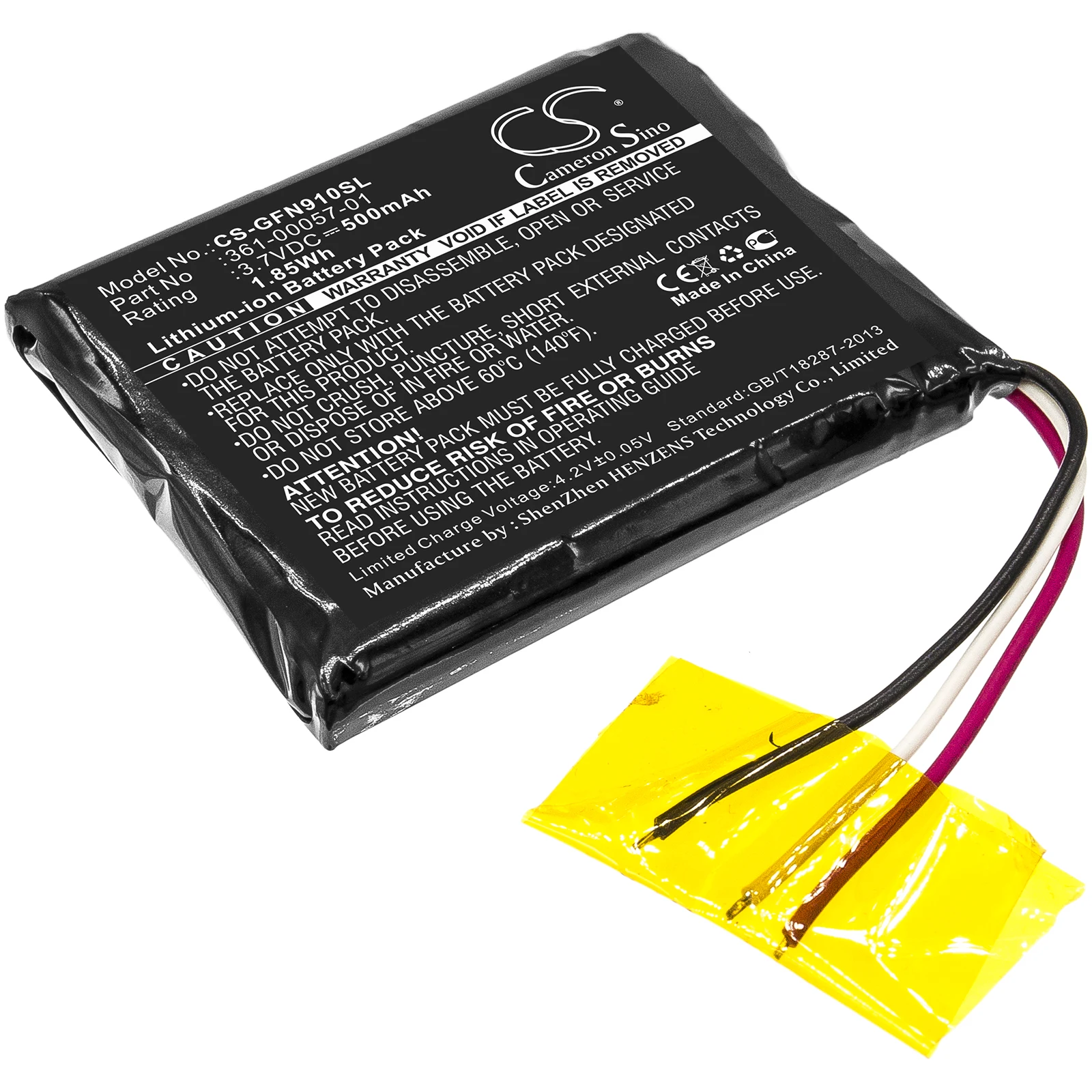 OrangeYu 3.7V 500mAh GPS, Navigator Battery 361-00057-00, 361-00057-01 for Garmin forerunner 910XT +TOOLS